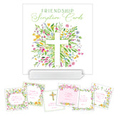 Friendship Spring Flowers Scripture Cards