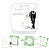 Wedding Boxwood Trellis Scripture Cards