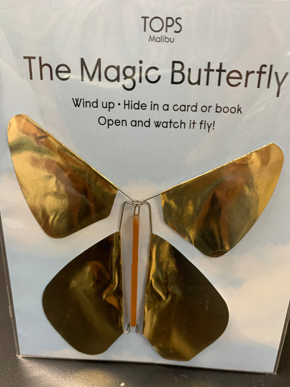 Magic Flying Butterfly Gold Metallic Assorted