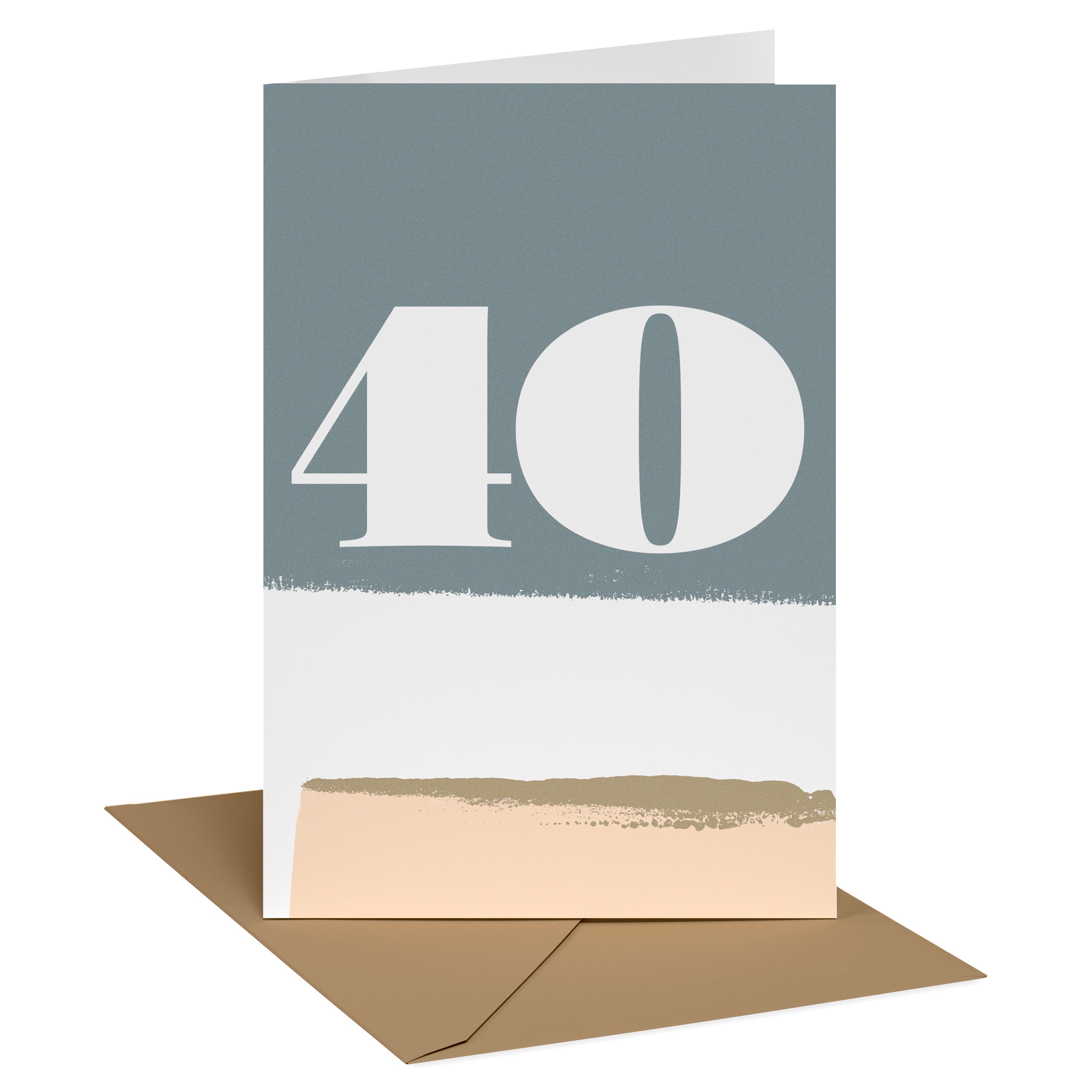 a card with numbers on it
