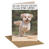 I'm Lake Dog Belated Birthday Card