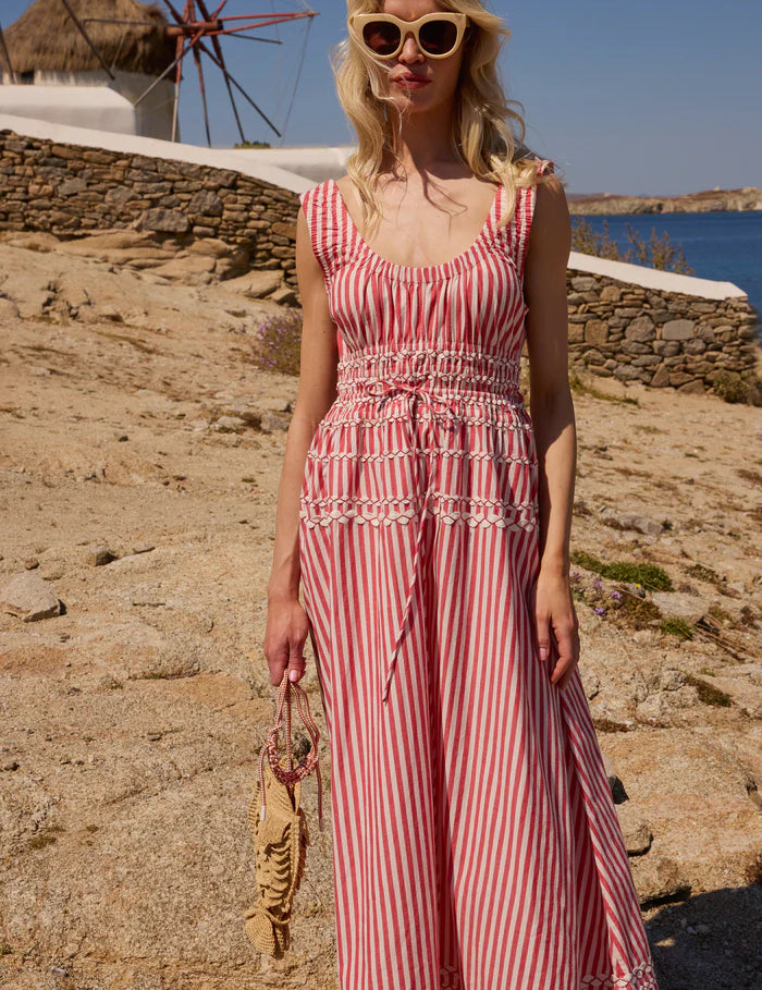 Harper Dress | Sconset Red