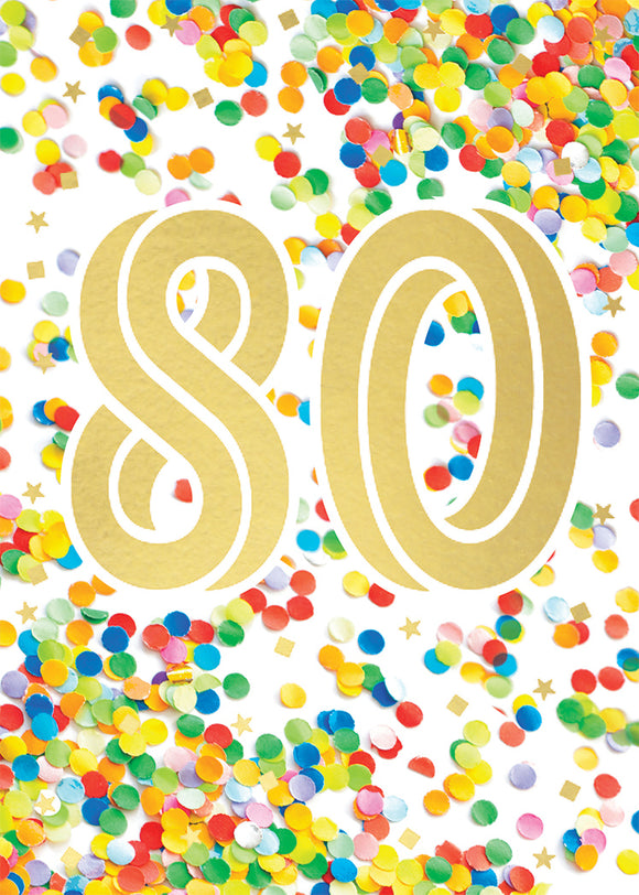 Look Who is 80 Greeting Card