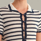 Leilani Collared Button Front Cardi