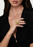 Bamboo with Stone Ring | Peridot