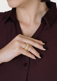 Cheval Chain Stack Ring | Gold
