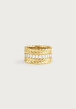 Cheval Chain Stack Ring | Gold