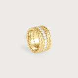 Cheval Chain Stack Ring | Gold