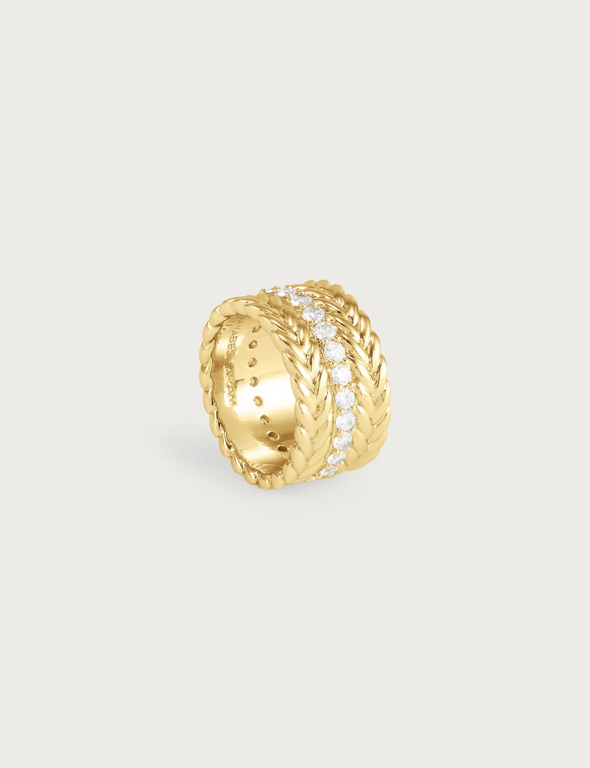 Cheval Chain Stack Ring | Gold