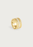 Cheval Chain Stack Ring | Gold