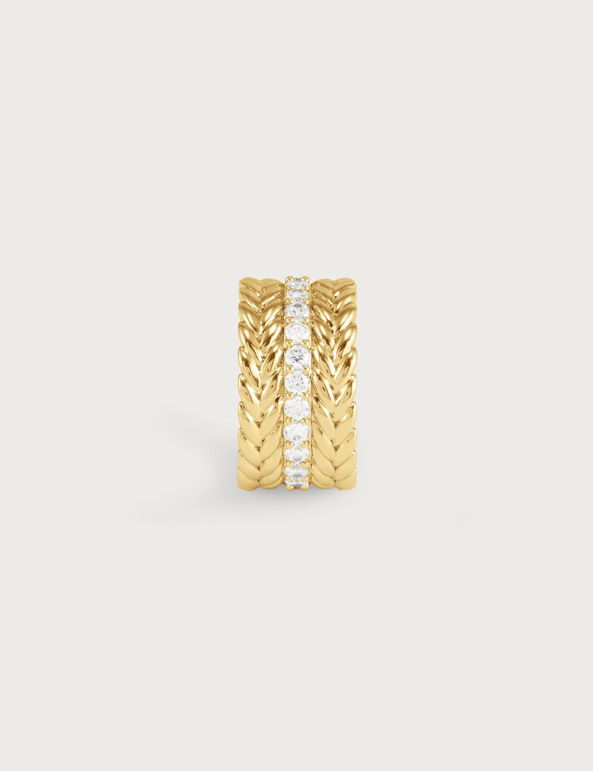 Cheval Chain Stack Ring | Gold