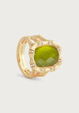 Bamboo with Stone Ring | Peridot