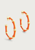 Bamboo Hoop Earrings