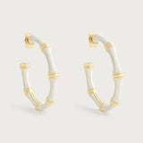 Bamboo Hoop Earrings