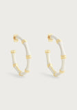 Bamboo Hoop Earrings