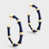 Bamboo Hoop Earrings