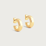 Farrier Huggie Hoop Earrings