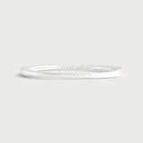 Farrier Thin Hinged Bangle | Silver