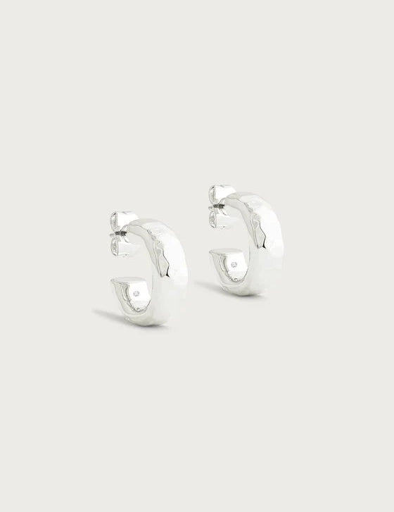 Farrier Huggie Hoop Earrings