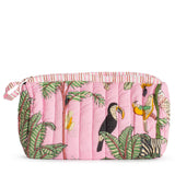 Quilted Cosmetic Bag