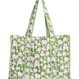 Chelsea Bulldog Quilted Tote Bag