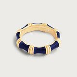 Bamboo Enamel Ring