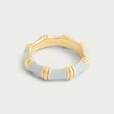 Bamboo Enamel Ring