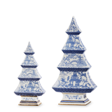 12.5" Blue Chinoiserie Trees-Raz Imports-4310231
