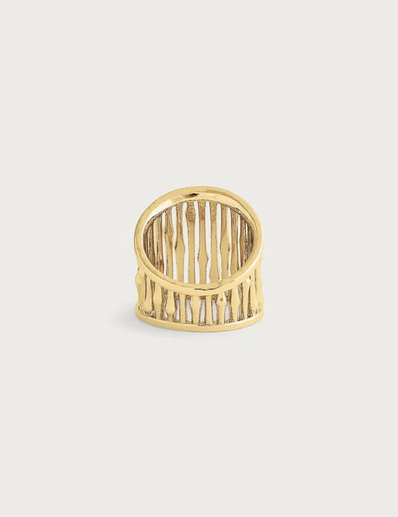 Bamboo Wide Ring