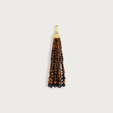 Forza Tassel Pendant | Tigers Eye & Black Onyx