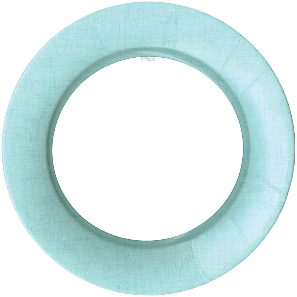 Linen Round Dinner Plates | Assorted Solid Colors