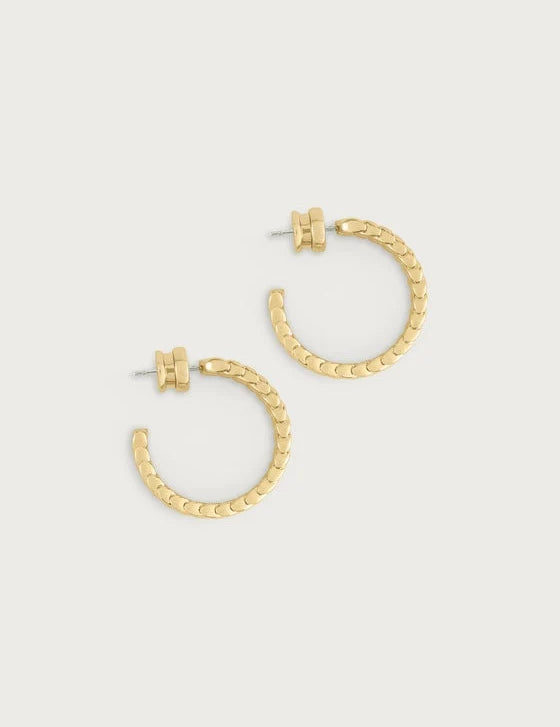 Cheval Braided Hoops | Gold