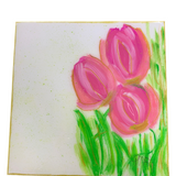 Original Art | Pink Tulips