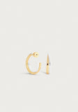 Farrier Mixed Metal Hoop Earrings