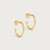 Farrier Charm Hoop Earrings | Medium
