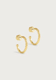 Farrier Charm Hoop Earrings | Medium