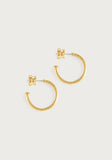 Farrier Charm Hoop Earrings | Medium