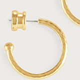 Farrier Charm Hoop Earrings | Medium