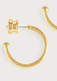 Farrier Charm Hoop Earrings | Medium