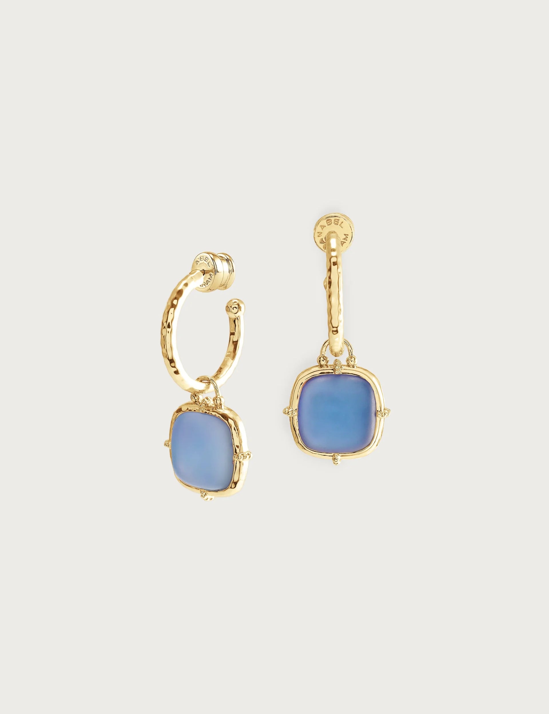 Farrier Charm Hoop Earrings | Medium