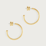 Farrier Charm Hoop Earrings | Large