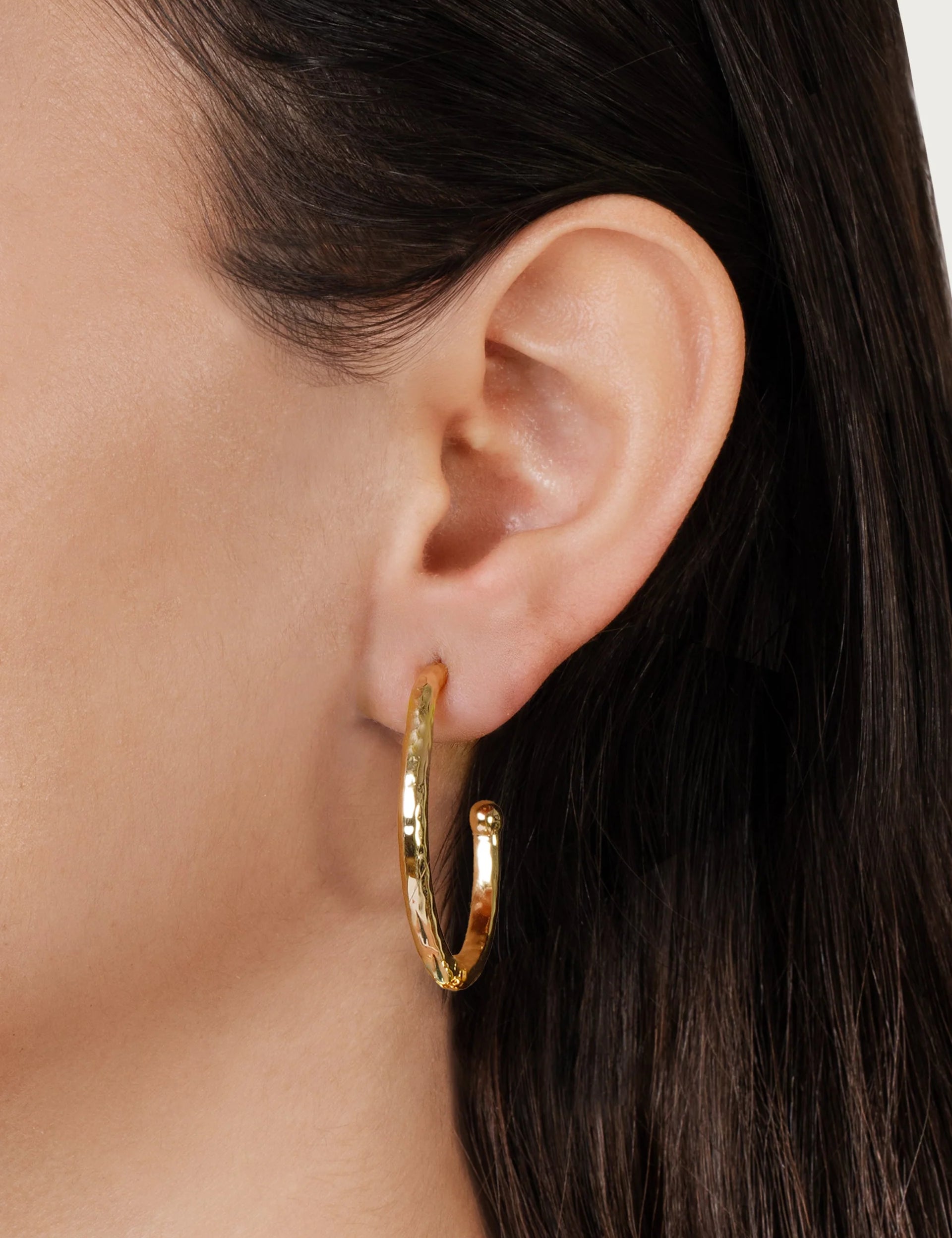 Farrier Charm Hoop Earrings | Large
