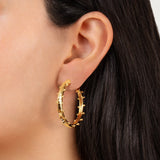 Milos Gold Medium Hoops