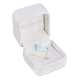 14kt Gold and Diamond Signature Cross Necklace_E Newton_COUESGDSC