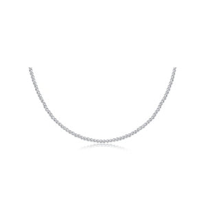 15" Choker Classic Sterling 2mm Bead