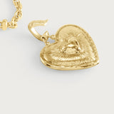 Heart Radiant Gold Charm