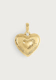 Heart Radiant Gold Charm