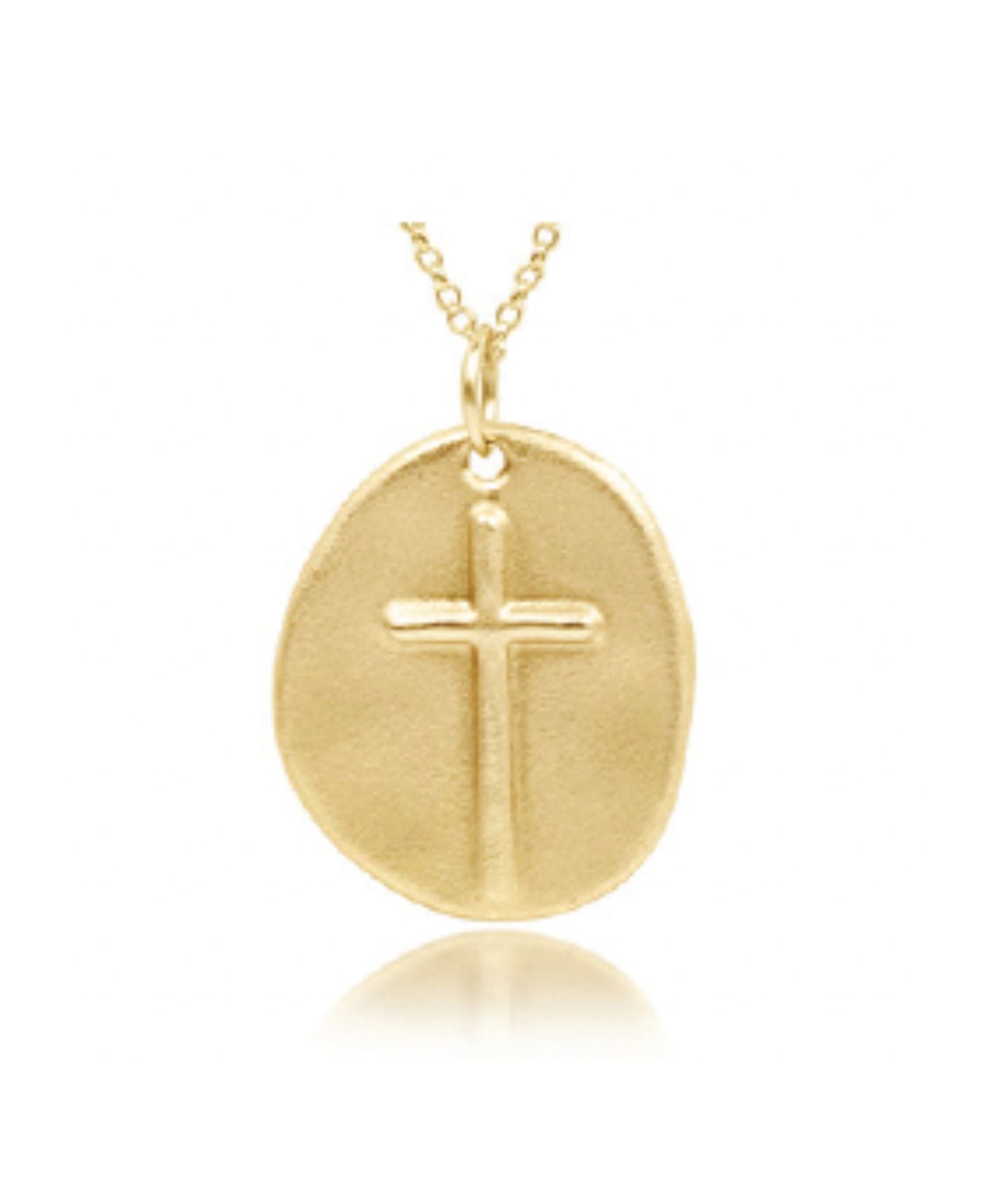 16" Gold Necklace - Inspire Gold Charm_ENewton_N16GINSGD