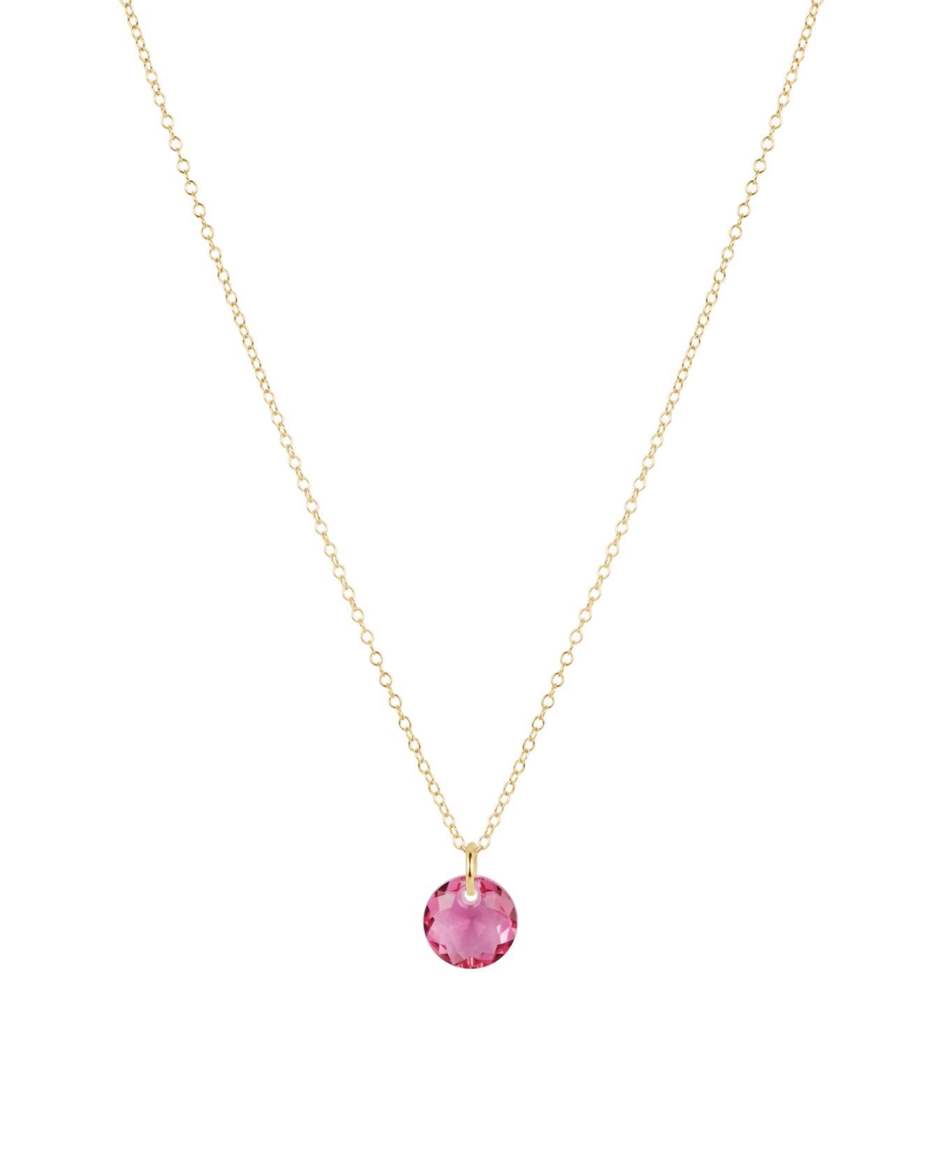 16" Necklace Gold -Reflection Small Charm_ENewton_N16GREFLSM01