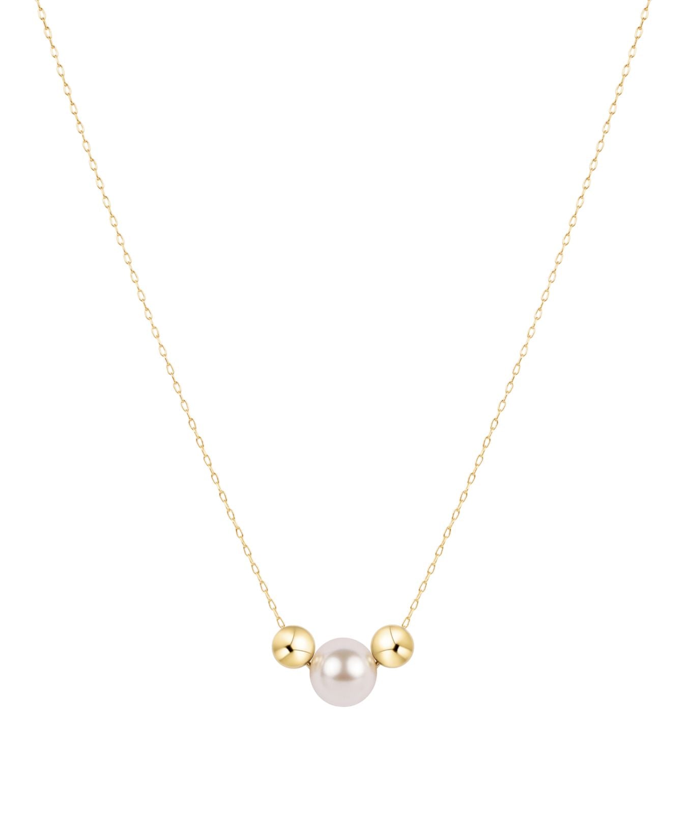 16" Necklace Gold - Purpose Pearl_ENewton_N16GPURPPE